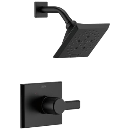 Delta Pivotal Monitor 14 Series H2Okinetic Shower Trim Matte Black T14299-BL
